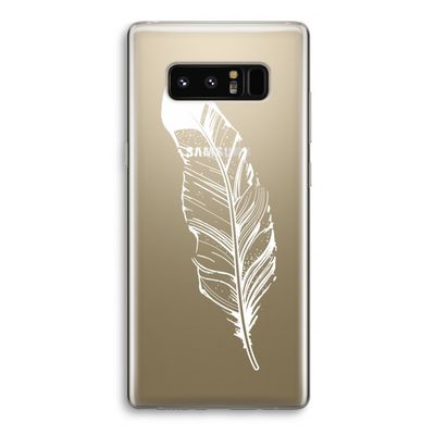 Pluim: Samsung Galaxy Note 8 Transparant Hoesje