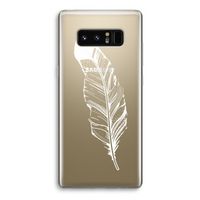 Pluim: Samsung Galaxy Note 8 Transparant Hoesje