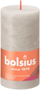 Bolsius Rustiko Shine kaars Cylinder Grijs 1 stuk(s)