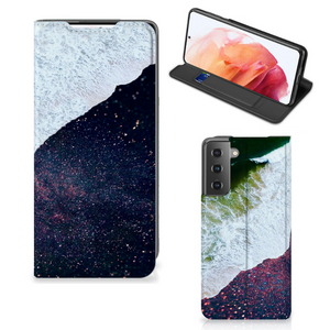 Samsung Galaxy S21 Stand Case Sea in Space