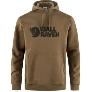 Fjallraven Fjällräven Logo Hoodie Trui Heren Wood Brown M