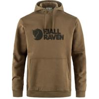 Fjallraven Fjällräven Logo Hoodie Trui Heren Wood Brown M