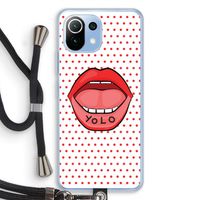 Yolo Denise: Xiaomi Mi 11 Lite Transparant Hoesje met koord Yolo Denise: Xiaomi Mi 11 Lite Transparant Hoesje met koord
