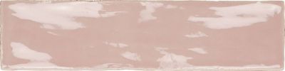 Wandtegel roze Harmony Poitiers 30x7,5cm rose glans gerectificeerd
