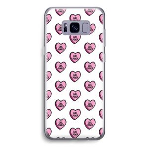 GIRL POWER: Samsung Galaxy S8 Transparant Hoesje