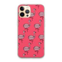 Flamingo: iPhone 13 Pro Max Transparant Hoesje
