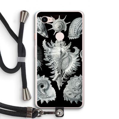 Haeckel Prosobranchia: Pixel 3 XL Transparant Hoesje met koord