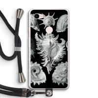 Haeckel Prosobranchia: Pixel 3 XL Transparant Hoesje met koord