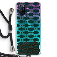 Moroccan tiles: Oppo A92 Transparant Hoesje met koord
