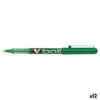 Pen Roller Pilot V Ball 0,7 mm Groen (12 Stuks)