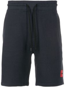 HUGO short à patch logo - Bleu