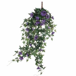 Kunstplant Petunia - donkerroze - 80 cm - kunst hangplanten