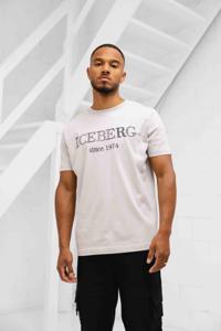Iceberg 5D Logo T-Shirt Heren Grijs - Maat M - Kleur: Grijs | Soccerfanshop