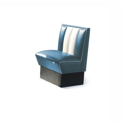 Classic Retro Diner Bank Bel Air HW70 Blauw