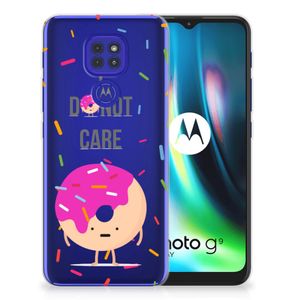 Motorola Moto G9 Play | E7 Plus Siliconen Case Donut Roze