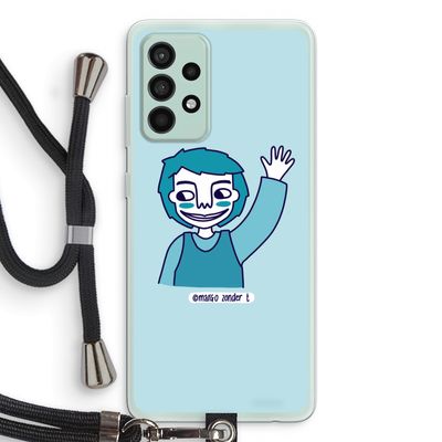 Zwaai: Samsung Galaxy A52s 5G Transparant Hoesje met koord