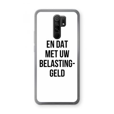 Belastinggeld: Xiaomi Redmi 9 Transparant Hoesje