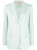 TWINSET blazer droit à design uni - Vert