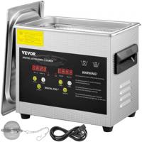 VEVOR 3L digitale ultrasone reiniger verwarming timer sieraden glazen reinigen