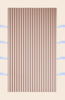 AquaFold Luxe - Opvouwbaar Douchegordijn met Accordeon Design