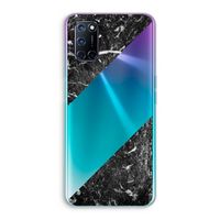 Zwart marmer: Oppo A92 Transparant Hoesje