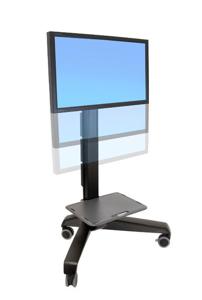 Ergotron 24-190-085 Neo-Flex Mobile MediaCenter LD TV-wagen Constant Force-technologie, In hoogte verstelbaar 68,6 cm (27) - 101,6 cm (40) Kantelbaar,