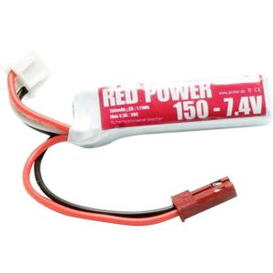 Red Power LiPo accupack 7.4 V 150 mAh Softcase JST