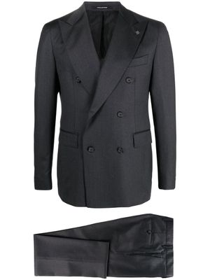 Tagliatore costume en laine à veste croisée - Gris