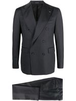 Tagliatore costume en laine à veste croisée - Gris