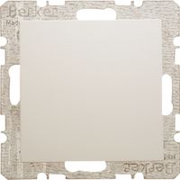 Berker S1 blindplaat creme glanzend