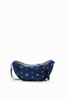 Middelgrote handtas met geometrische vormen - BLUE - U