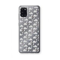 Zwanen: Samsung Galaxy A31 Transparant Hoesje Zwanen: Samsung Galaxy A31 Transparant Hoesje