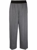 Stella McCartney pantalon court en flanelle - Gris - thumbnail