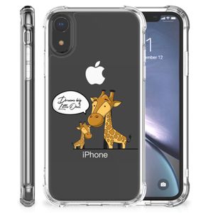 Apple iPhone Xr Stevig Bumper Hoesje Giraffe