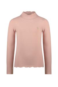 Like Flo Meisjes basic col shirt - Eef - Lt roze