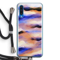 Donkere Wolken: Samsung Galaxy A50 Transparant Hoesje met koord