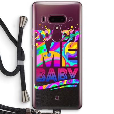 Touch Me: HTC U12+ Transparant Hoesje met koord