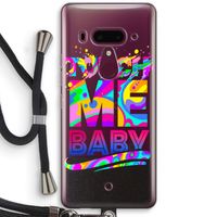 Touch Me: HTC U12+ Transparant Hoesje met koord