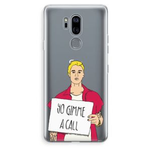 Gimme a call: LG G7 Thinq Transparant Hoesje