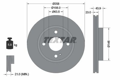 Remschijf 92176005