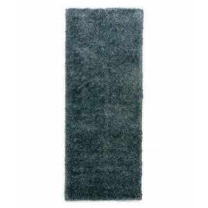 Tapeso Hoogpolige loper velvet - Posh blauw - 80x200 cm