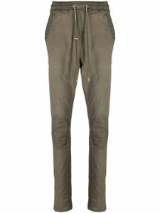 Balmain pantalon de jogging à chevilles zippées - Vert