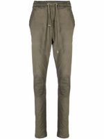 Balmain pantalon de jogging à chevilles zippées - Vert