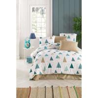 Beddengoedset - 1 dekbedovertrek 220 x 240 cm + 2 kussenslopen 60 x 60 cm - 65% katoen, 35% polyester - Wit