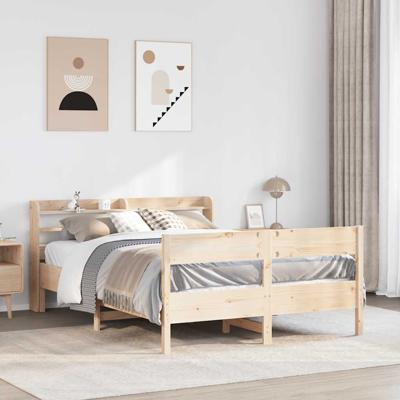 Bedframe zonder matras massief grenenhout 120x190 cm