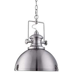 Searchlight HanglampIndustrial Pendants Ø 31cm zilver mat - 2297SS