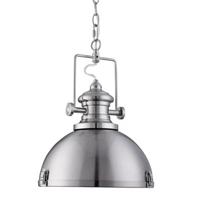 Searchlight HanglampIndustrial Pendants Ø 31cm zilver mat - 2297SS