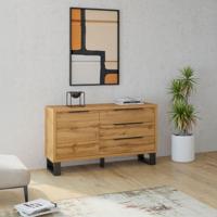 Home365 Dressoir Halmstad - 1-deurs incl. 3 lades - Wotan Eiken