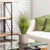 Kunst Grasplant Wide 60cm - groen