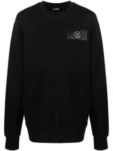 Plein Sport sweat à patch logo - Noir